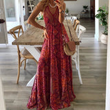 Gweneth - Sukienka bez rękawów w stylu Boho