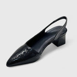 Delta - Eleganckie Sandały na Obcasie