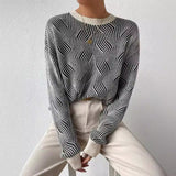 Léa™ | Komfortowy Sweter w Paski
