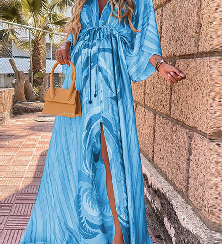 Daria - Sukienka Kaftan na Wakacje