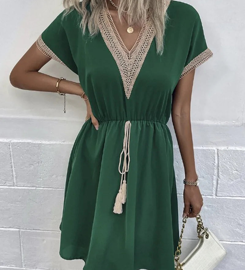Sabrina - Elegancka Sukienka Boho