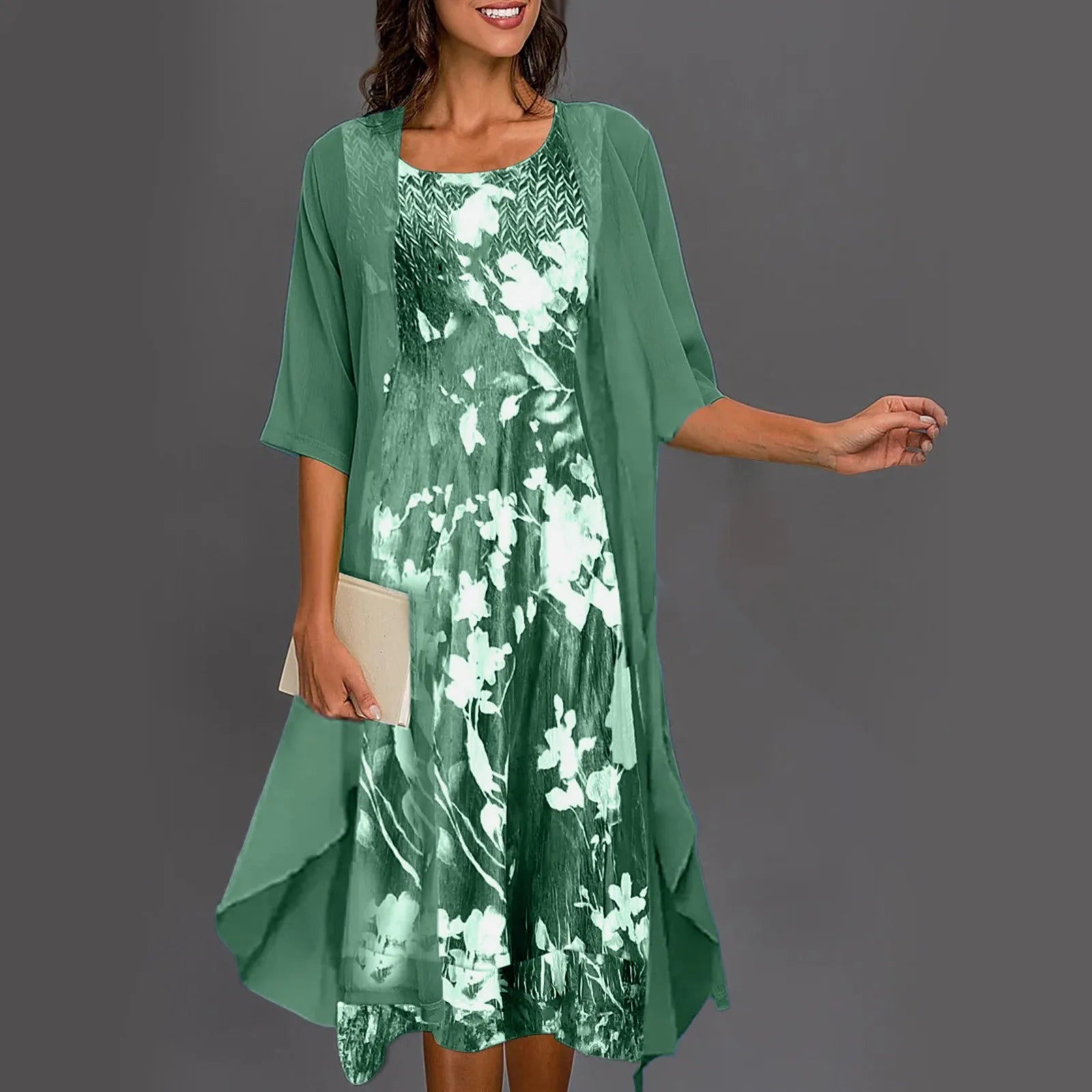 Anita - Zestaw Eleganckiej Sukienki