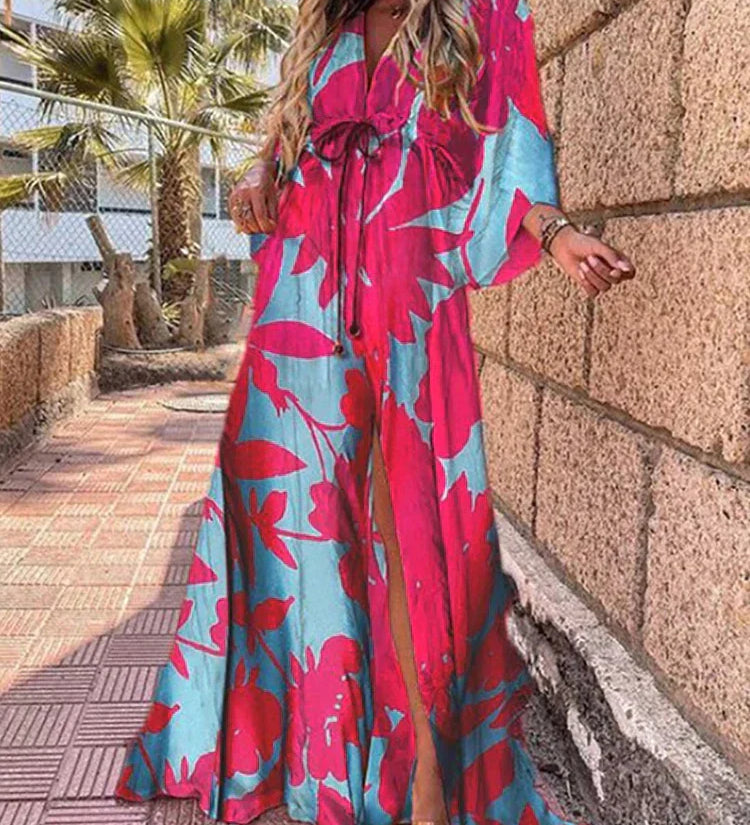 Daria - Sukienka Kaftan na Wakacje