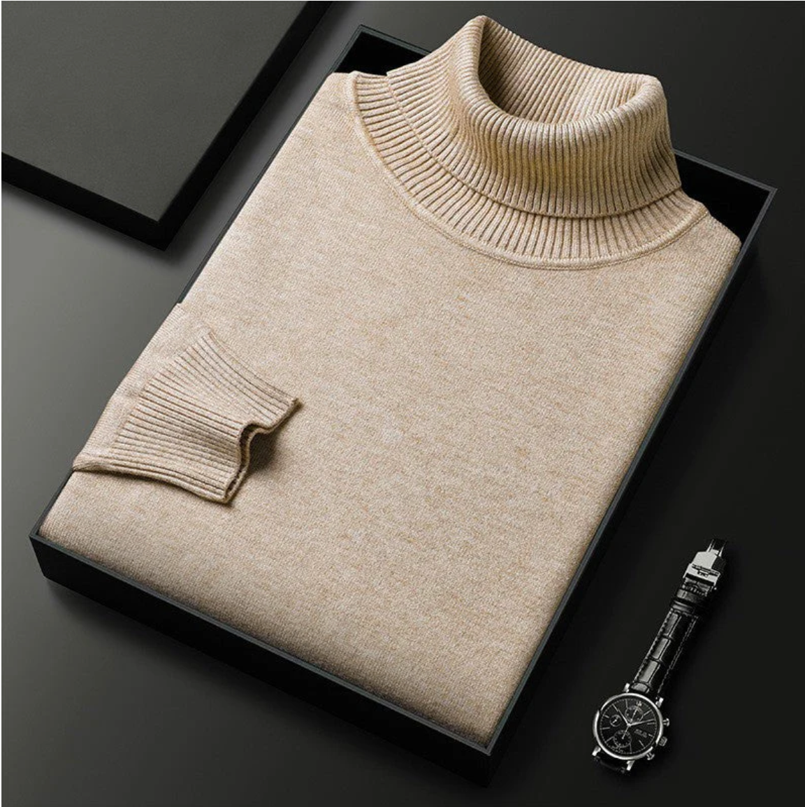 Jules™ | Sweter Essentiel z Kołnierzem