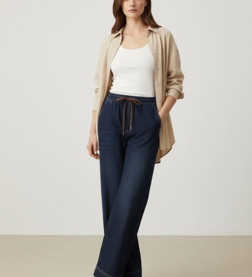 Hélène™ — Wygodne, zwiewne spodnie w stylu casual