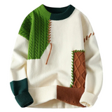 Luke™ | Sweter w stylu patchwork