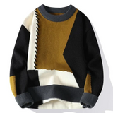 Luke™ | Sweter w stylu patchwork