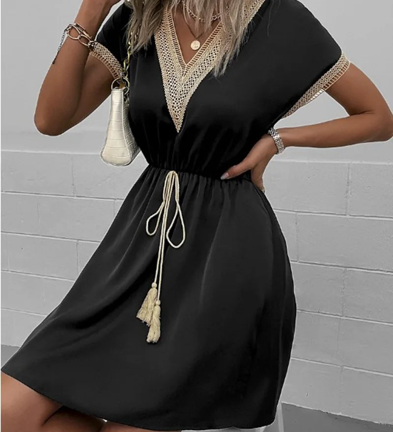 Sabrina - Elegancka Sukienka Boho