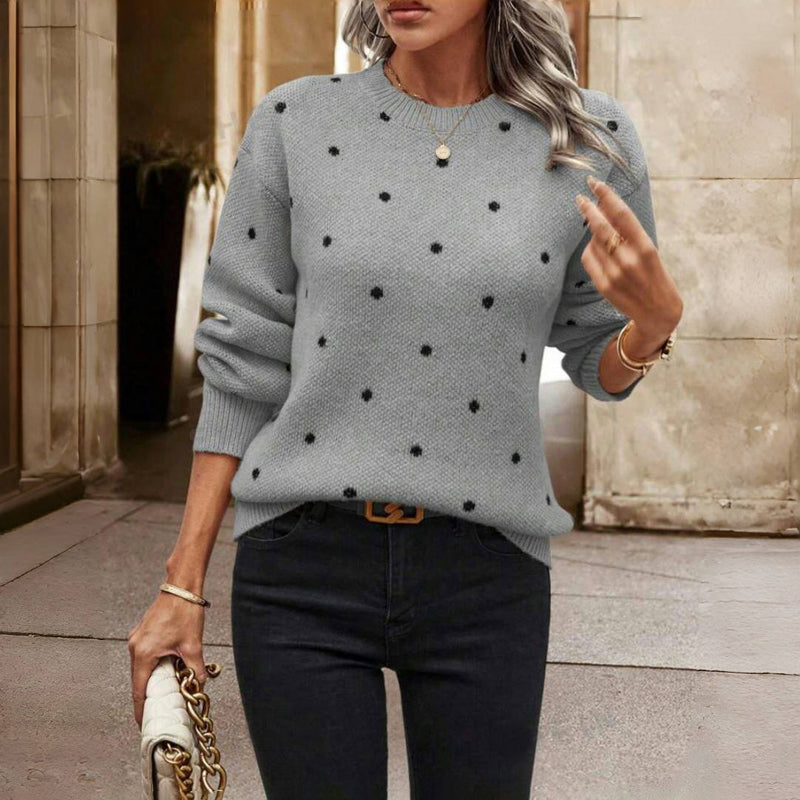 Noémie™ | Elegancki Sweter w Kropki