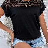Lulu™ | T-shirt Chic z Rękawami Nietoperza