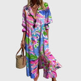 Zariah | Elegancka Sukienka Maxi w Stylu Boho