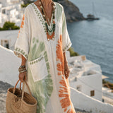 Sukienka Kaftan "Vivienne" – Aquarelle Poétique