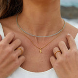 Naszyjnik Literowy Bubble Chic