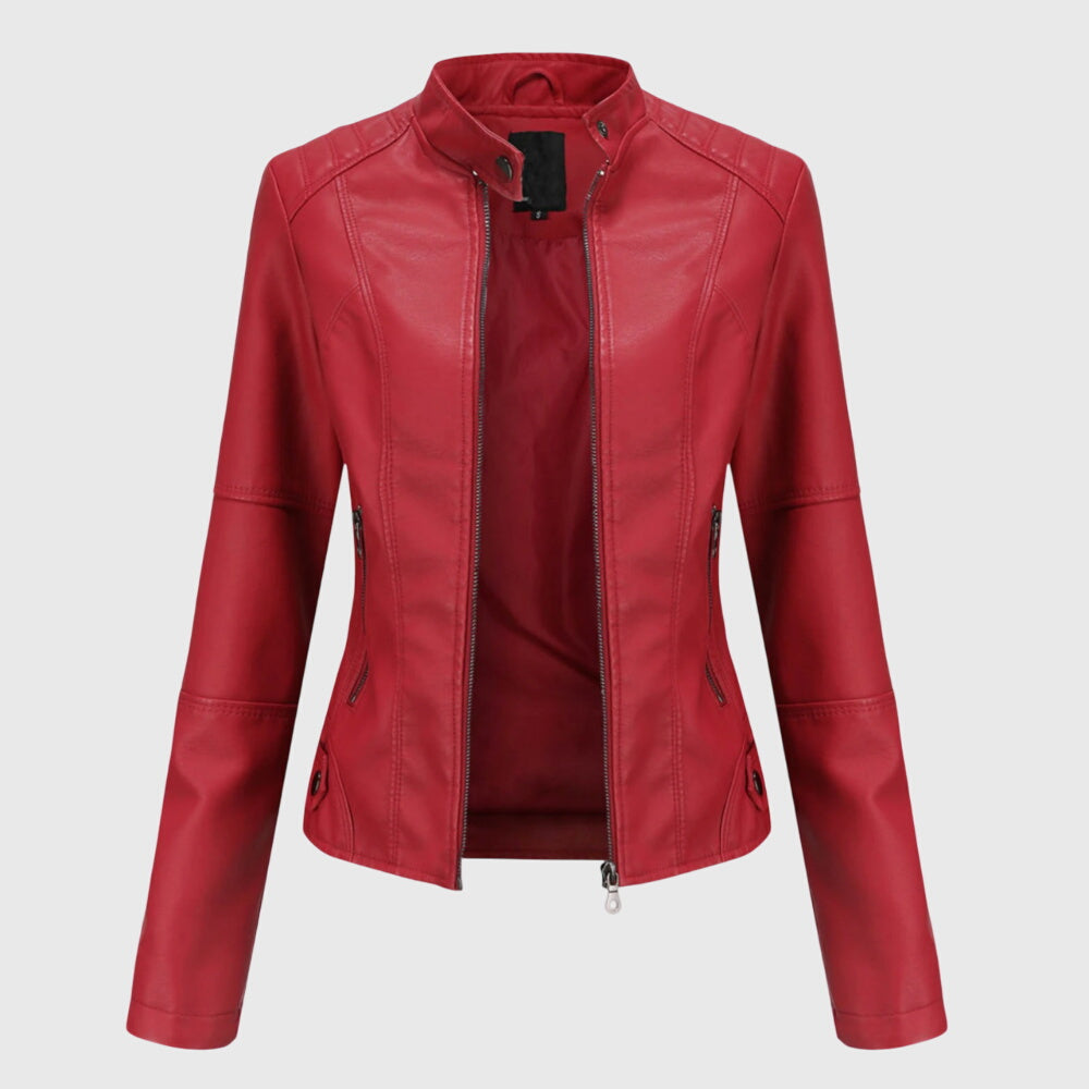 Giorgina™ - Elegancka Kurtka Skórzana dla Kobiet