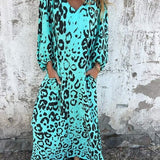 Jessa - Sukienka Maxi w Lwy