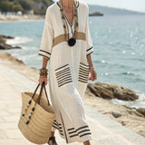 Sukienka Kaftan "Simone" – Lignes d'Ébène