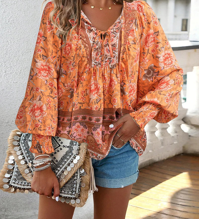 Brigitte™ | Lekka i zwiewna bluzka boho