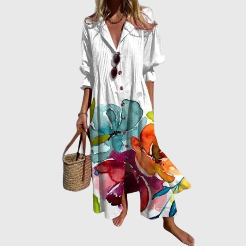 Zariah | Elegancka Sukienka Maxi w Stylu Boho