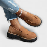 Lora™ | Mokasyny Casual z Okrągłym Nosem