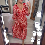 Lillia - Sukienka Boho w Printy