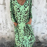 Jessa - Sukienka Maxi w Lwy