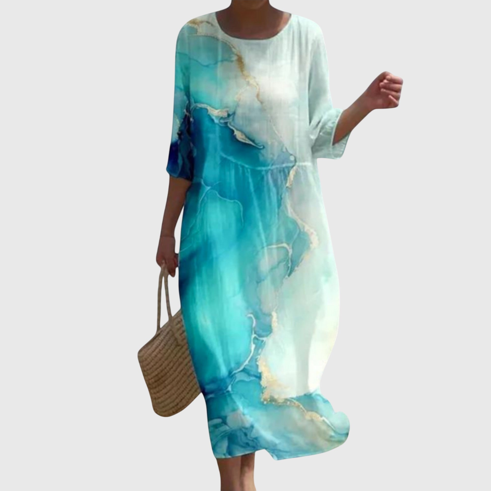 Hayley™ | Elegancka Sukienka Maxi w Kwiaty