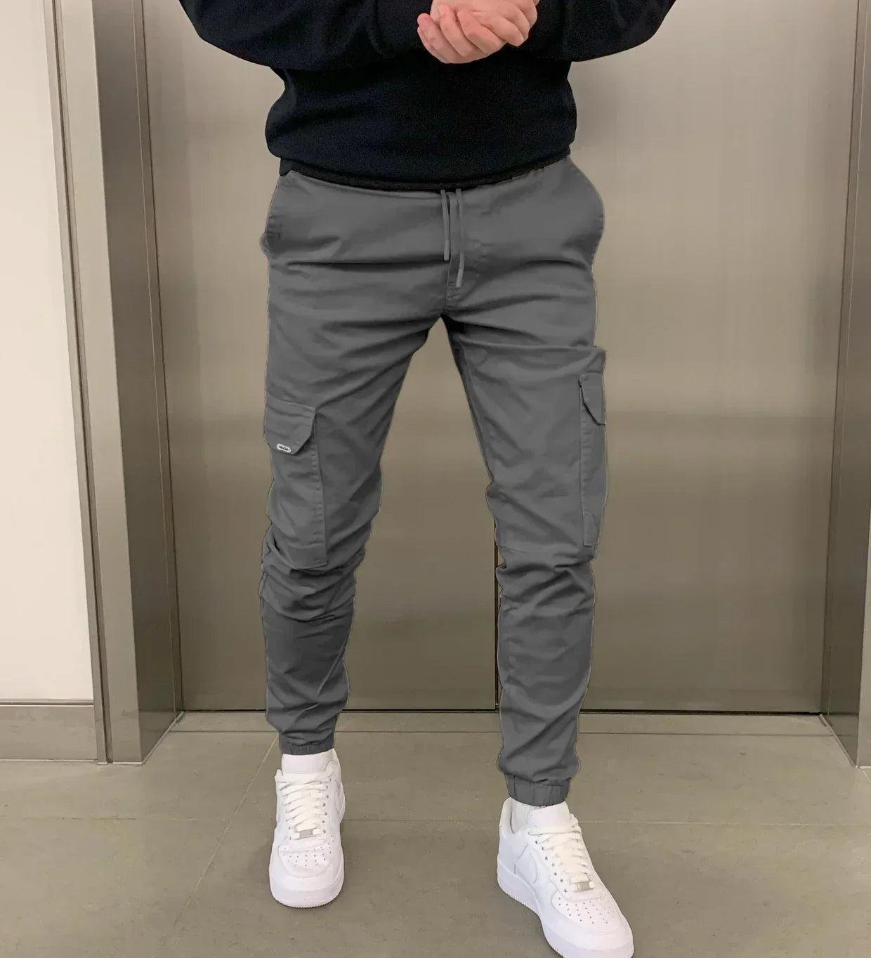 SPODNIE CARGO W STYLU JOGGER
