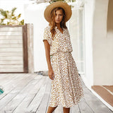 Faelina - Letnia sukienka w print