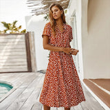 Faelina - Letnia sukienka w print