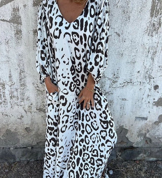 Jessa - Sukienka Maxi w Lwy