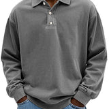 Théo™ | Polo Casual z Długim Rękawem