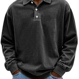 Théo™ | Polo Casual z Długim Rękawem