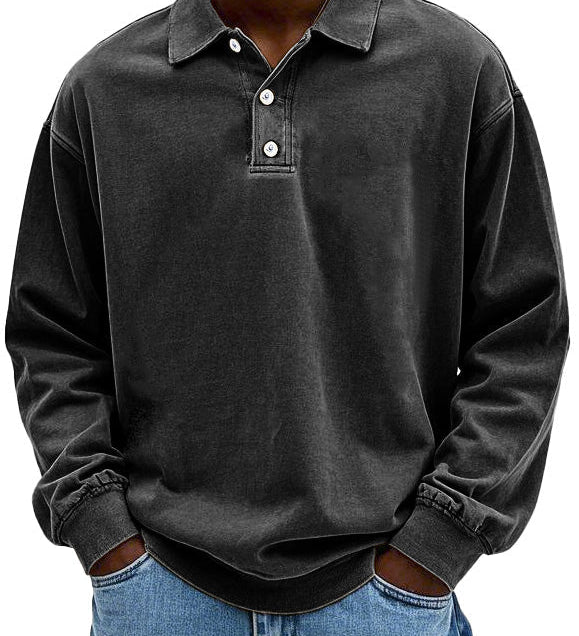 Théo™ | Polo Casual z Długim Rękawem