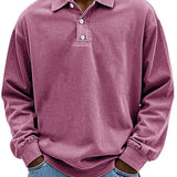 Théo™ | Polo Casual z Długim Rękawem