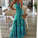 Gweneth - Bezramienna sukienka w stylu Boho