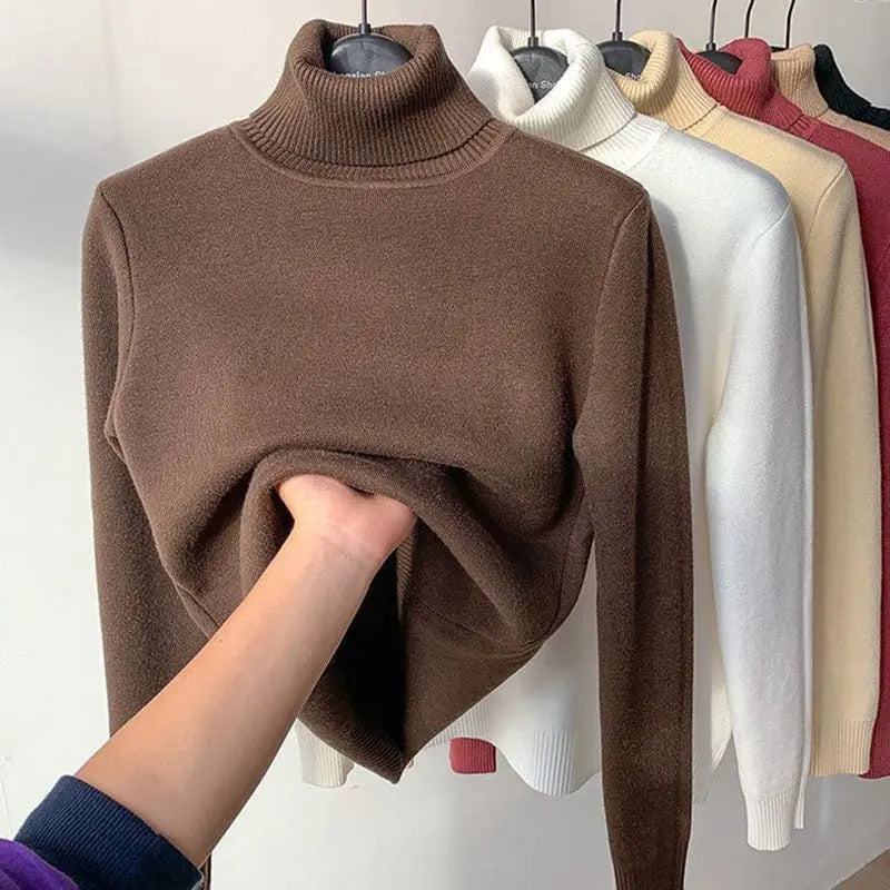 Delphine™ | Sweter Luxe z Fleece z Golfem