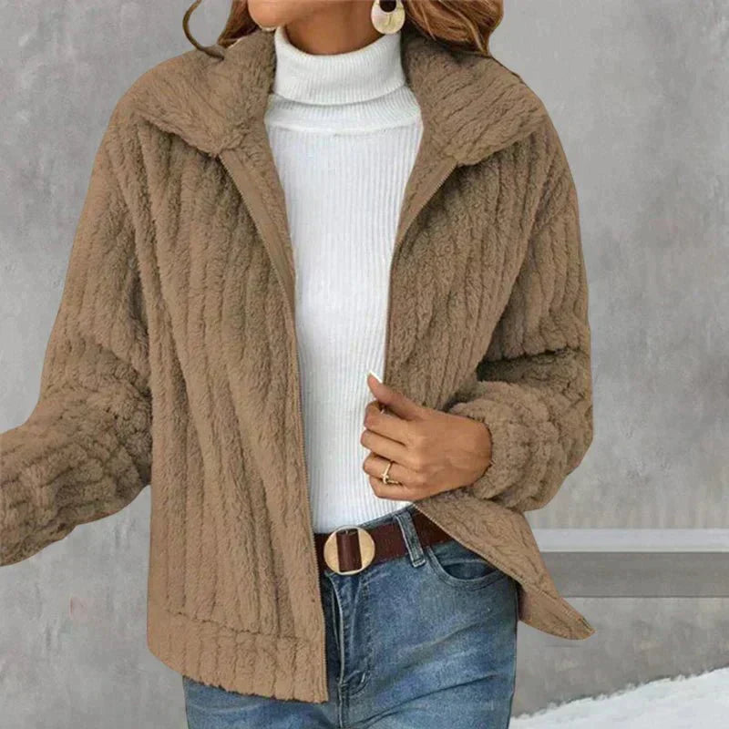 Mandy™ | Stylowy Kardigan z Pluszu